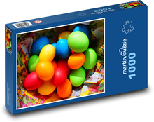 Velikonoční vajíčka - barvit, vejce Puzzle 1000 dílků - 60 x 46 cm