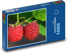 Maliny - červené ovoce, jídlo Puzzle 1000 dílků - 60 x 46 cm