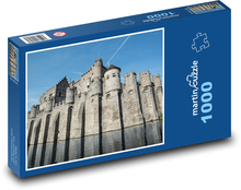 Castle - Belgium, Ancient Puzzle 1000 pieces - 60 x 46 cm 