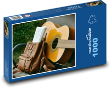 Guitar - songbook, backpack Puzzle 1000 pieces - 60 x 46 cm 