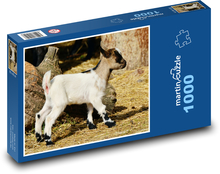 Ziege - Ziege, Jungtier Puzzle 1000 Teile - 60 x 46 cm