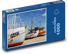 Fishing boat - sea, Denmark Puzzle 1000 pieces - 60 x 46 cm 