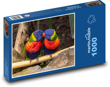 Lori - tropický pták, zvíře Puzzle 1000 dílků - 60 x 46 cm