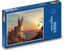 Sunset - castle, towers Puzzle 1000 pieces - 60 x 46 cm 