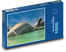 Walencja - Hiszpania, kopuła Puzzle 1000 elementów - 60x46 cm