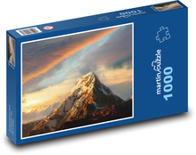 Hora - mraky, slunce Puzzle 1000 dílků - 60 x 46 cm