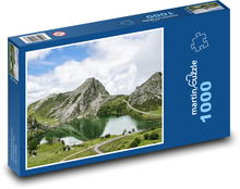 Hory - voda, príroda Puzzle 1000 dielikov - 60 x 46 cm 