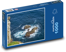 Skály v moři - útes, ocán Puzzle 1000 dílků - 60 x 46 cm