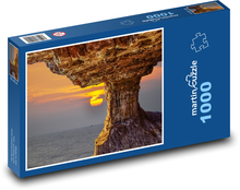 Sonnenaufgang über dem Meer - Felsen, Ozean Puzzle 1000 Teile - 60 x 46 cm