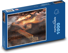 Fantazie - oheň, drak Puzzle 1000 dílků - 60 x 46 cm