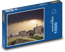 Cemetery - landscape, clouds Puzzle 1000 pieces - 60 x 46 cm 