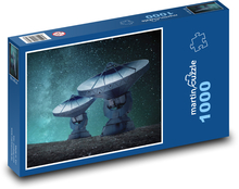 Teleskopy radiowe - anteny, gwiazdy Puzzle 1000 elementów - 60x46 cm