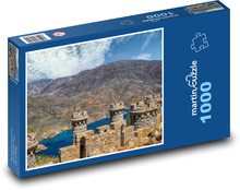 Bateria de Castillitos - Hiszpania, zamek Puzzle 1000 elementów - 60x46 cm