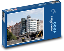Praha - Tancujúci dom Puzzle 1000 dielikov - 60 x 46 cm 