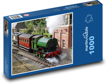 Anglie - parní vlak Puzzle 1000 dílků - 60 x 46 cm
