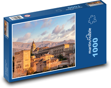 Hiszpania - Grenada, zachód słońca Puzzle 1000 elementów - 60x46 cm