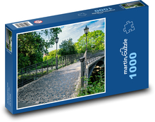 Brücke - Park, Straße Puzzle 1000 Teile - 60 x 46 cm