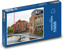 Architektura - most, budynek Puzzle 1000 elementów - 60x46 cm