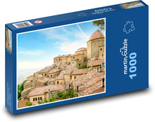 Włochy - miasto, miasteczko Puzzle 1000 elementów - 60x46 cm