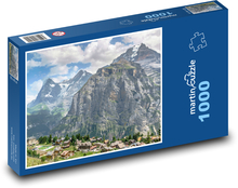 Švýcarsko - Berner Oberland Puzzle 1000 dílků - 60 x 46 cm