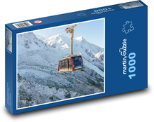 Chamonix - cable car Puzzle 1000 pieces - 60 x 46 cm 