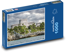 Mexiko - chrám Puzzle 1000 dielikov - 60 x 46 cm 