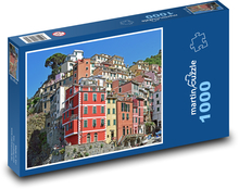 Itálie - barevné domy Puzzle 1000 dílků - 60 x 46 cm