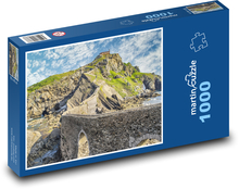 Küste - Brücke, Berg Puzzle 1000 Teile - 60 x 46 cm