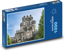 Hrad - architektúra, príroda Puzzle 1000 dielikov - 60 x 46 cm 