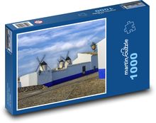 Mlýny - Španělsko, vítr Puzzle 1000 dílků - 60 x 46 cm