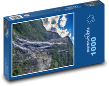 Vodopád - Fjordy, Nórsko Puzzle 1000 dielikov - 60 x 46 cm 