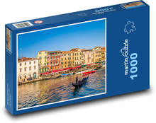 Boats, Italy - Venice Puzzle 1000 pieces - 60 x 46 cm 