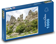 Spain - Malaga, rock Puzzle 1000 pieces - 60 x 46 cm 