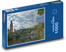 Česká Republika - Rožmberk nad Vltavou Puzzle 1000 dielikov - 60 x 46 cm 