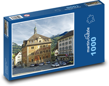 Švajčiarsko - stará radnica Puzzle 1000 dielikov - 60 x 46 cm 