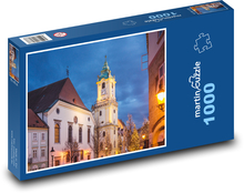 Nacht Bratislava - Slowakei, Stadt Puzzle 1000 Teile - 60 x 46 cm