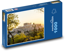 Athen - Sonnenuntergang, Griechenland Puzzle 1000 Teile - 60 x 46 cm