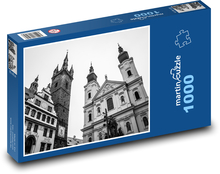 Klatovy - Tschechische Republik, Häuser Puzzle 1000 Teile - 60 x 46 cm