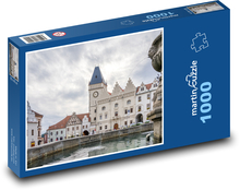 Tábor - fountain, Czech Republic Puzzle 1000 pieces - 60 x 46 cm 