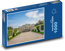 Pałac Belwederski - Wiedeń, Austria Puzzle 1000 elementów - 60x46 cm