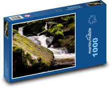 Rieka v lese - príroda, stromy Puzzle 1000 dielikov - 60 x 46 cm 