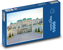 Palác Belveder - Rakousko, Vídeň Puzzle 1000 - 60x46 cm