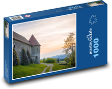 Piberstein - pevnosť, hradný múr Puzzle 1000 dielikov - 60 x 46 cm 