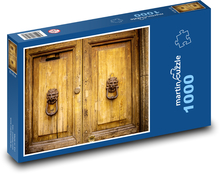 Drzwi - wejście, brama Puzzle 1000 elementów - 60x46 cm