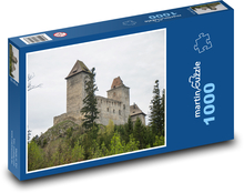 Hrad Kašperk - středověká pevnost, zámek Puzzle 1000 dílků - 60 x 46 cm