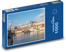Praha - Karlův most, Česká republika Puzzle 1000 dílků - 60 x 46 cm