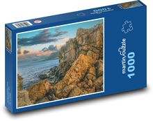 Útesy v mori - skaly, oceán Puzzle 1000 dielikov - 60 x 46 cm 