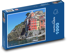 Cinque Terre - Itálie, vesnice  Puzzle 1000 dílků - 60 x 46 cm