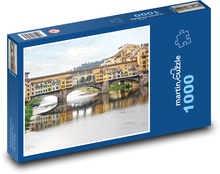 Ponte Vecchio - most, Włochy Puzzle 1000 elementów - 60x46 cm