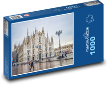 Piazza del Duomo - náměstí, Itálie Puzzle 1000 dílků - 60 x 46 cm